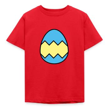 Osterei farbenfroh - Kinder T-Shirt - Rot - Vorne - AI Model Kid Male (0cm)