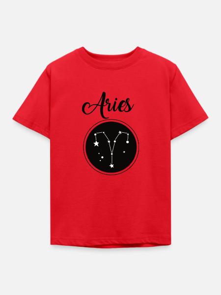 Aries, Widder - Kinder T-Shirt - Rot