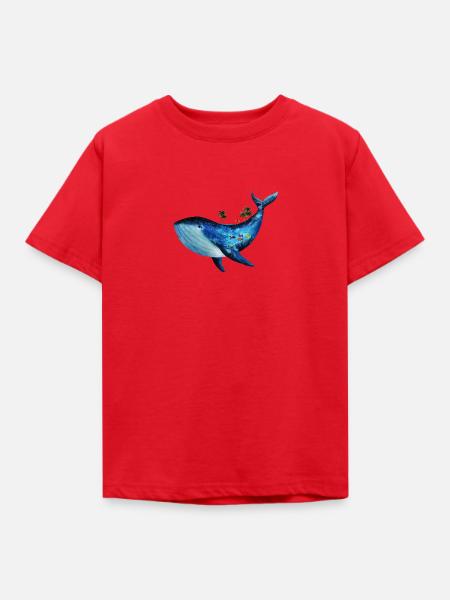 Wal - Kinder T-Shirt - Rot