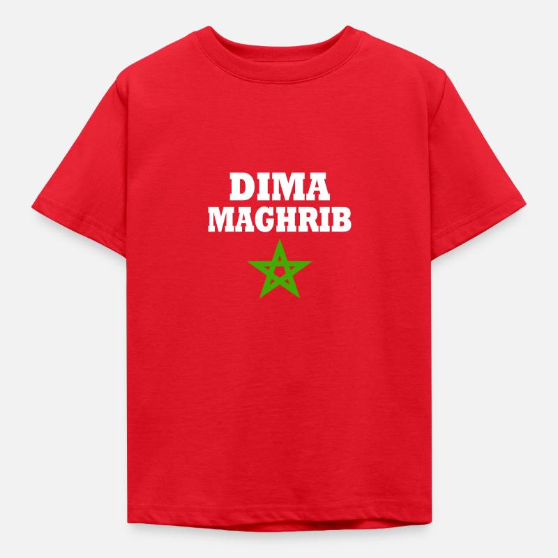 Dima maghrib - T-shirt Enfant - rouge