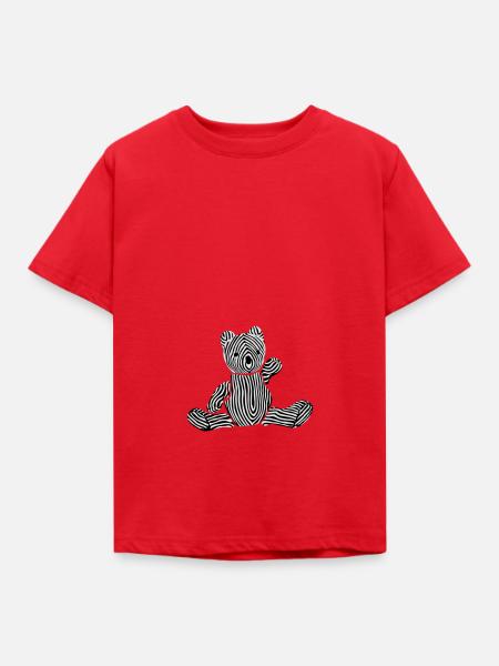 Teddybär - Kinder T-Shirt - Rot