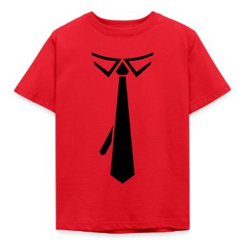 Cravate cravate pour la promotion - T-shirt Enfant - rouge - Devant - AI Model Kid Male (0cm)