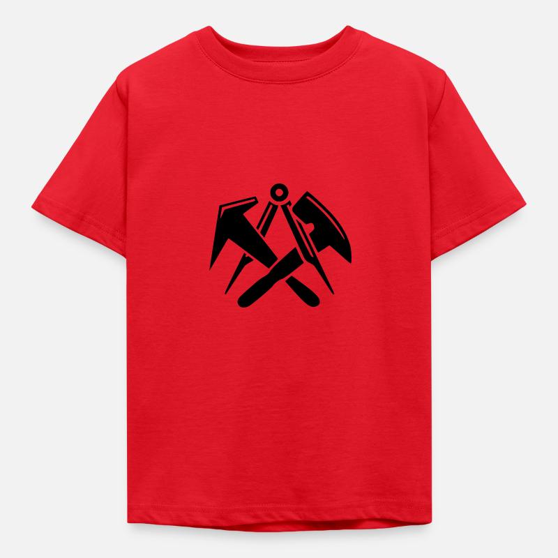 Couvreurs - Logo de signe de guilde - T-shirt Enfant - rouge