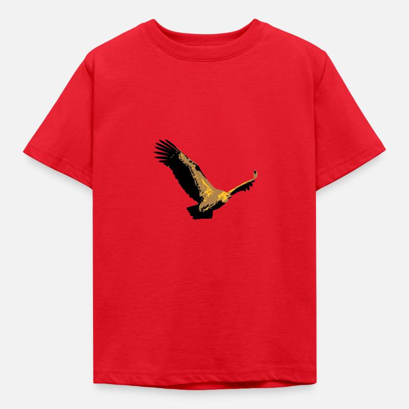Geier - Kinder T-Shirt - Rot