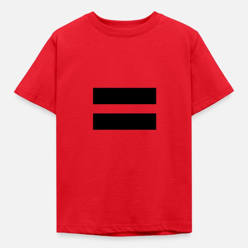 Égalité - T-shirt Enfant - rouge
