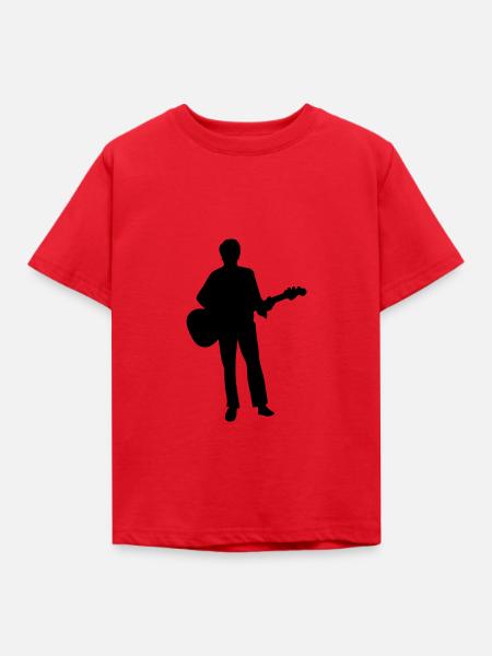 Gitarrist - Kinder T-Shirt - Rot