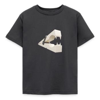 Pince à linge rapide - T-shirt Enfant - charbon - Devant - AI Model Kid Female (0cm)