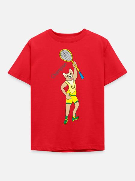 Champion - Kinder T-Shirt - Rot