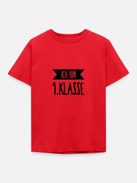 I am 1 class - Kids' T-Shirt - red