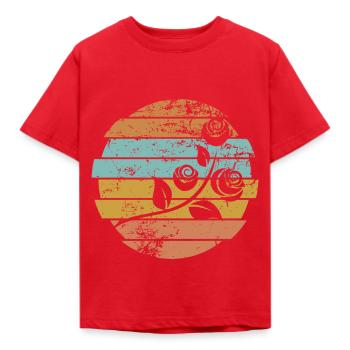 Rose - T-shirt Enfant - rouge - Devant - AI Model Kid Male (0cm)