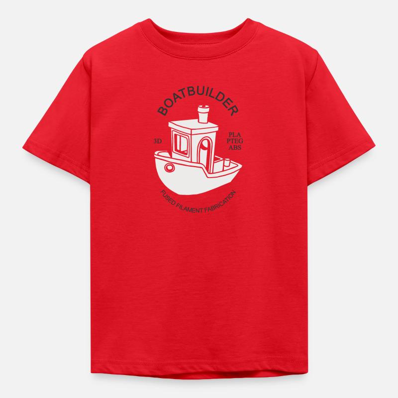 Bootsbauer - Kinder T-Shirt - Rot