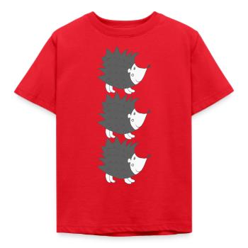Igelim Paquet de trois - T-shirt Enfant - rouge - Devant - AI Model Kid Male (0cm)