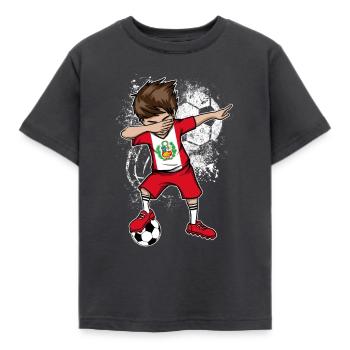 Peru National Team World Championship WC - Kids' T-Shirt - dark grey - Front - AI Model Kid Female (0cm)