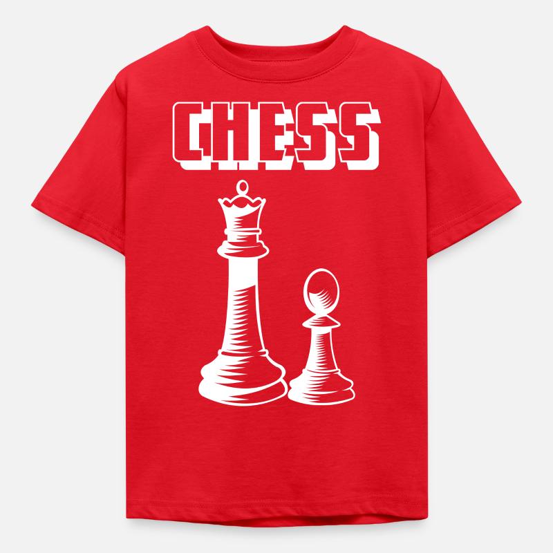 Echecs - Echecs - Echecs - Jeu - T-shirt Enfant - rouge