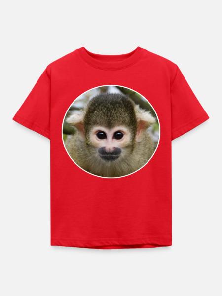 Affe - Kinder T-Shirt - Rot