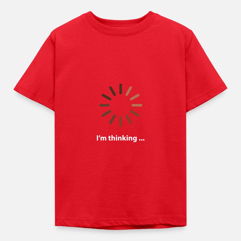 I'm thinking - T-shirt Enfant - rouge