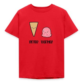Mieux ensemble - T-shirt Enfant - rouge - Devant - AI Model Kid Male (0cm)
