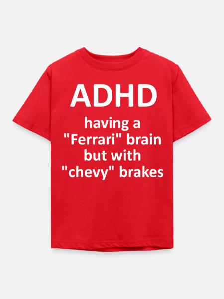 ADHS - Kinder T-Shirt - Rot
