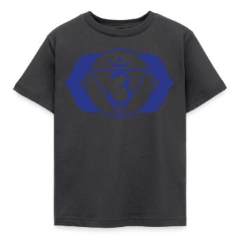 Chakra Sacré Symbole Yoga Méditation Cadeau Brow - T-shirt Enfant - charbon - Devant - AI Model Kid Female (0cm)