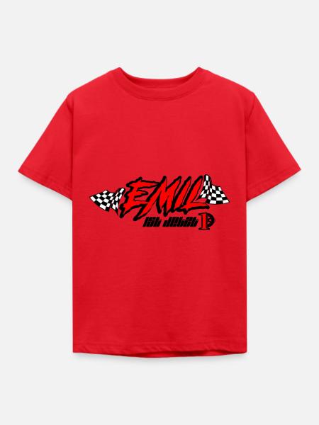 Emil - Kinder T-Shirt - Rot