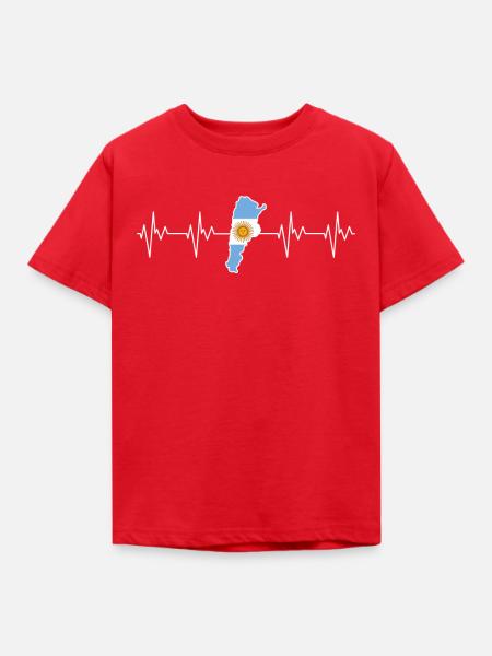 Argentinien - Kinder T-Shirt - Rot