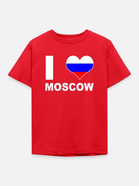 Moskau - Kinder T-Shirt - Rot