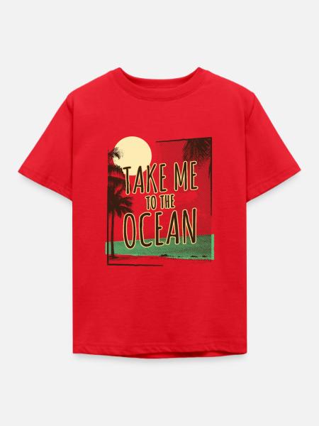 Vamos a la playa - Vacaciones en el Paraíso - Camiseta niño - rojo