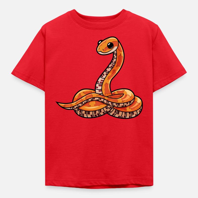 Corn Snake Corn Snake Gift Snake - Kids' T-Shirt - red