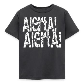 Alerta Alerta Antifaschista - Kids' T-Shirt - dark grey - Front - AI Model Kid Female (0cm)