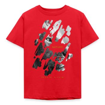 Nature - T-shirt Enfant - rouge - Devant - AI Model Kid Male (0cm)