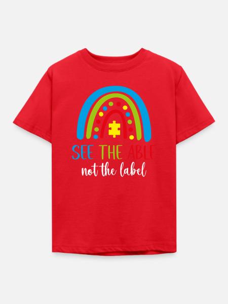 Autismus Bewusstsein Kleidung - Kinder T-Shirt - Rot