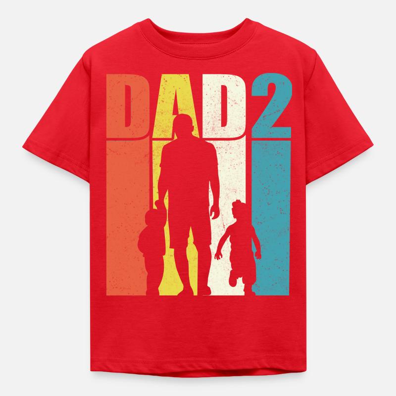 Papa - Kinder T-Shirt - Rot