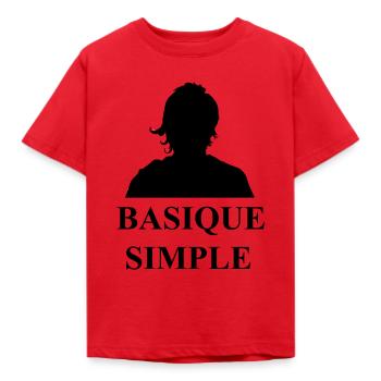 Orelsan - Basique - T-shirt Enfant - rouge - Devant - AI Model Kid Male (0cm)