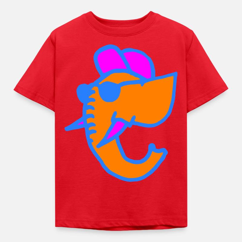 Coolephant colors - Kinder T-Shirt - Rot