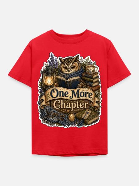 One More Chapter - Kinder T-Shirt - Rot