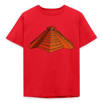 Pyramide aztèque - T-shirt Enfant - rouge - Devant - AI Model Kid Male (0cm)