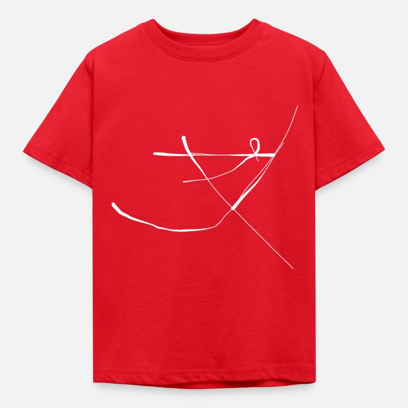 Abstrakt - Kinder T-Shirt - Rot