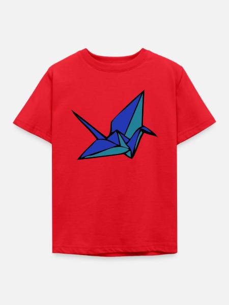 Origami - Kinder T-Shirt - Rot