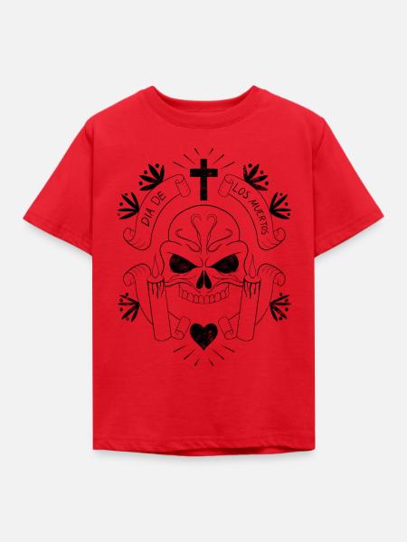 Dia de los Muertos - T-shirt Enfant - rouge