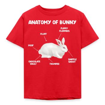 Lapins lapin lapins pâques - T-shirt Enfant - rouge - Devant - AI Model Kid Male (0cm)
