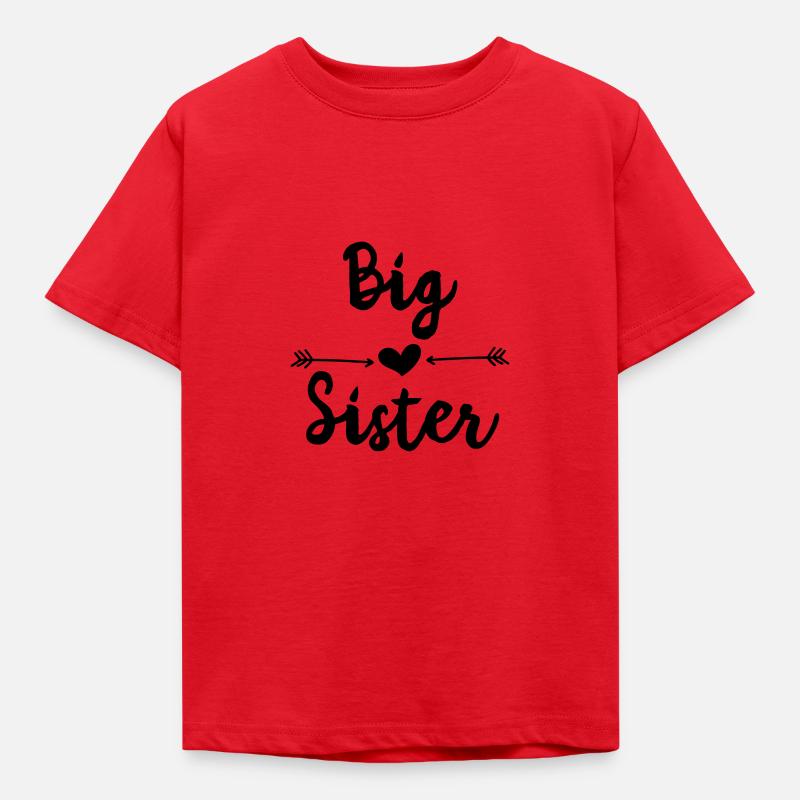 Große Schwester - Kinder T-Shirt - Rot