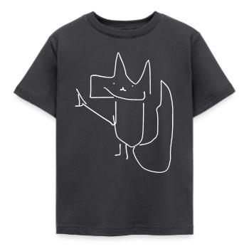 Squirrel Chipmunk - Kids' T-Shirt - dark grey - Front - AI Model Kid Female (0cm)