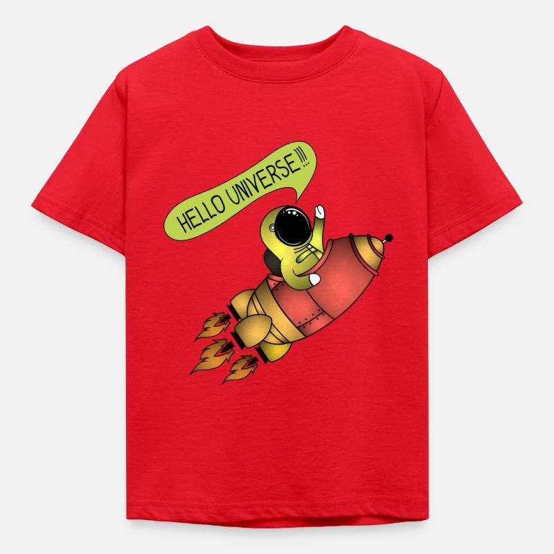 Rocket (Hello Universe) - Kids' T-Shirt - red