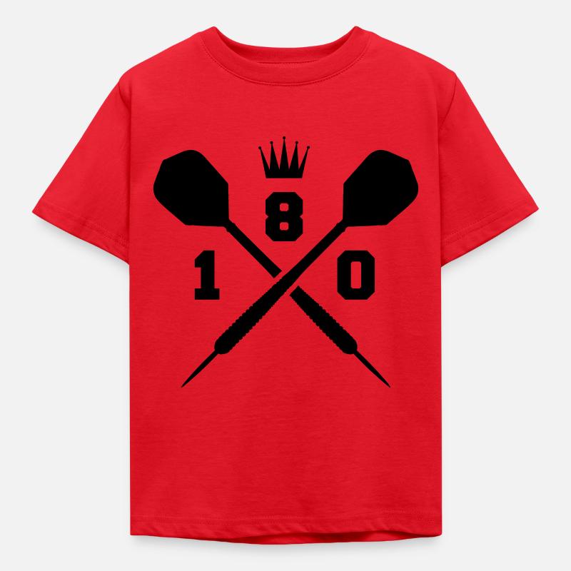 fléchettes fléchette flèche 180 - T-shirt Enfant - rouge