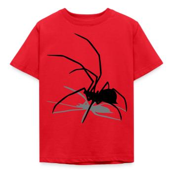 spinne spider - Kinder T-Shirt - Rot - Vorne - AI Model Kid Male (0cm)