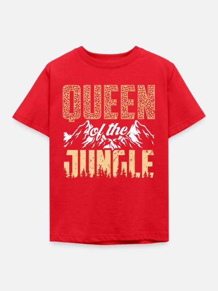Queen of the Jungle - Kinder T-Shirt - Rot