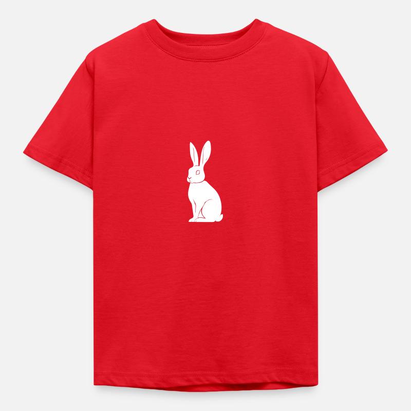 Rabbit - Kids' T-Shirt - red