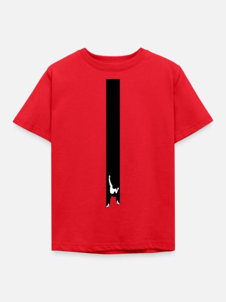Boulderer - Kinder T-Shirt - Rot