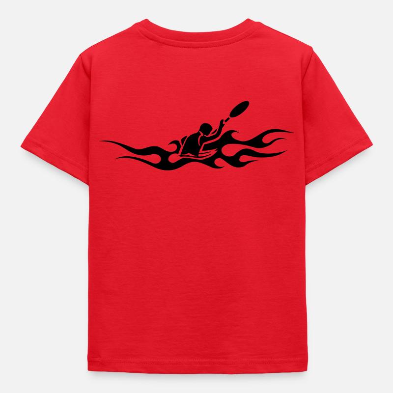 logo_fl_maennlich - Kinder T-Shirt - Rot