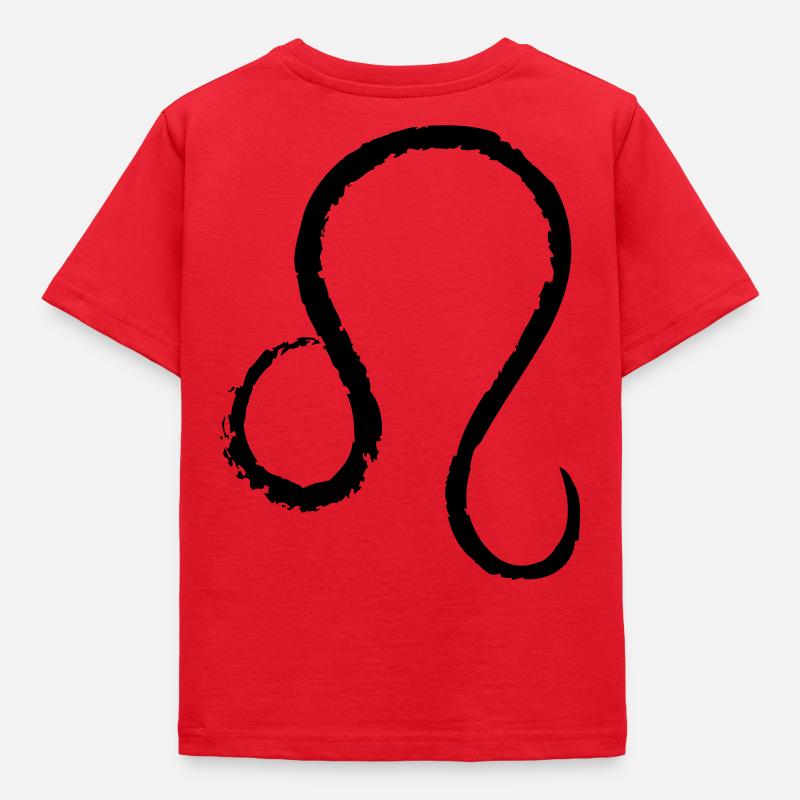 Sternzeichen Löwe - Leo - Kinder T-Shirt - Rot